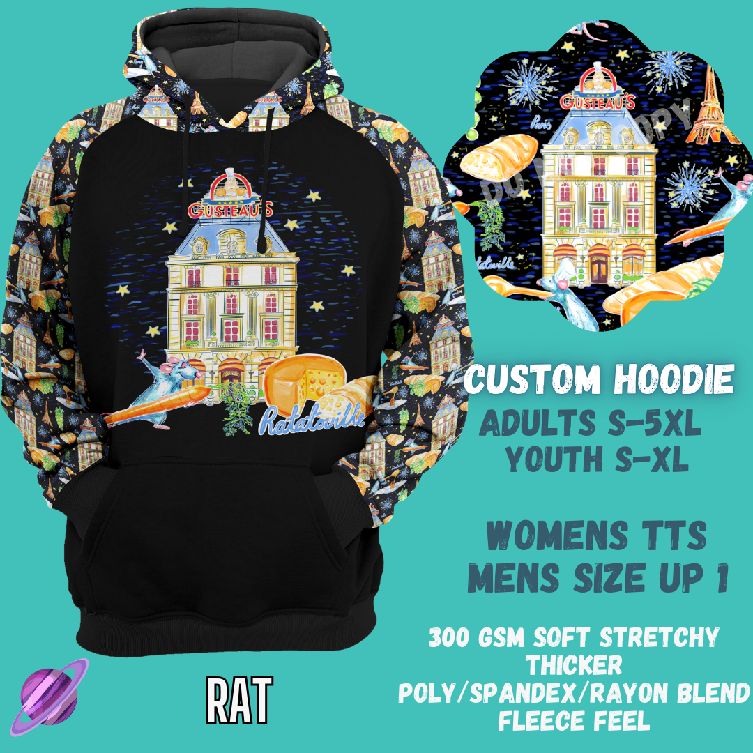 RAT HOODIE-OUTFIT RUN PREORDER CLOSING 1/10 -CUSTOM HOODIES RE-RUN PREORDER CLOSING 5/11