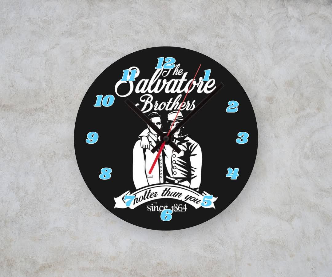 SALVATORE 2 β Custom Framed Clock (10β Round)