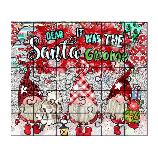 SANTA GNOMES - CUSTOM 120 PIECE PUZZLE