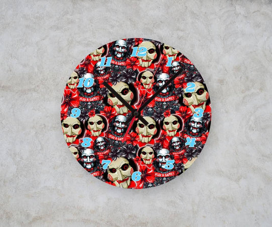 SAW β Custom Framed Clock (10β Round)