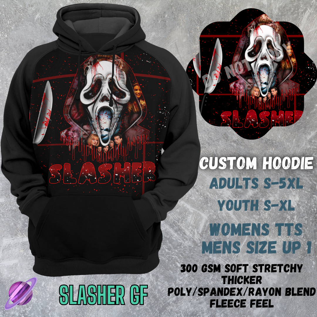 SLASHER GF -CUSTOM HOODIES RE-RUN PREORDER CLOSING 5/11