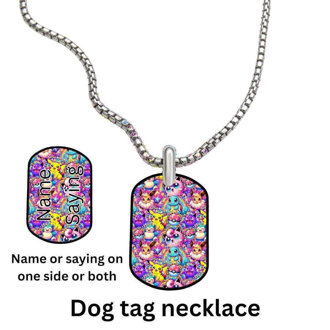 SPARKLE CATCH – Dog Tag Necklace