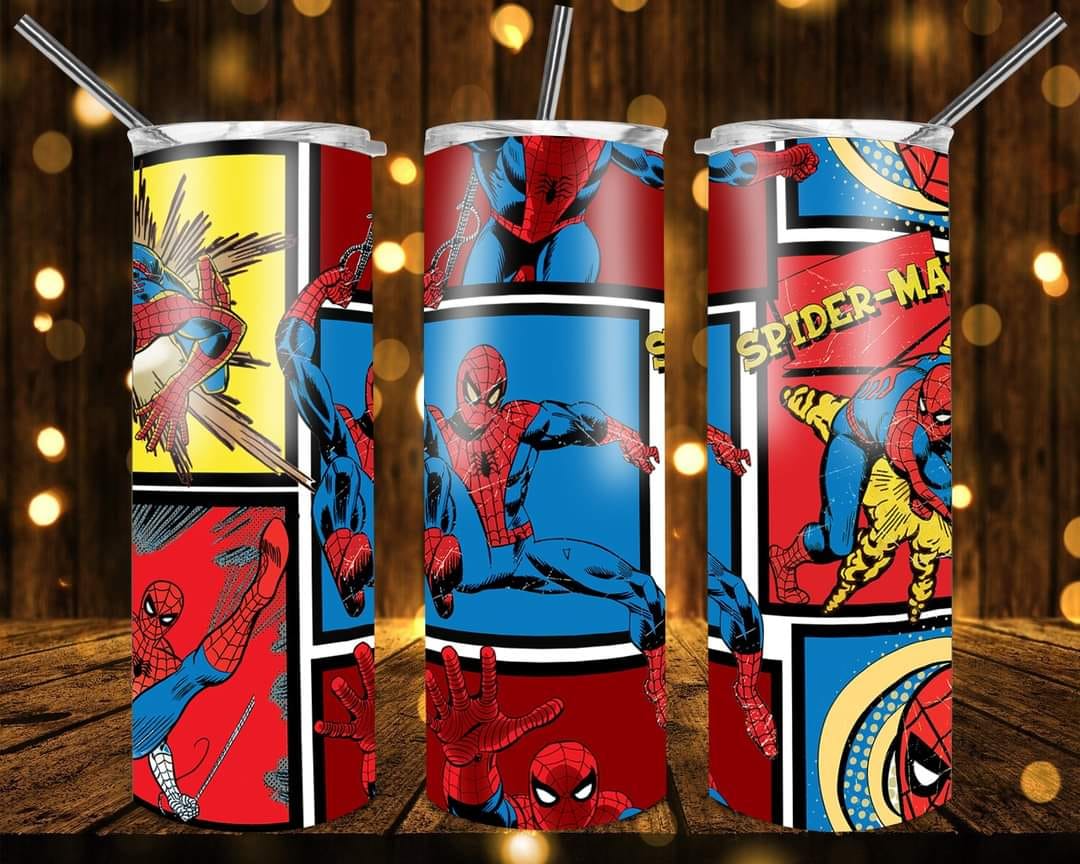 SPIDER COMIC - Sublimated Tumbler (20 oz)