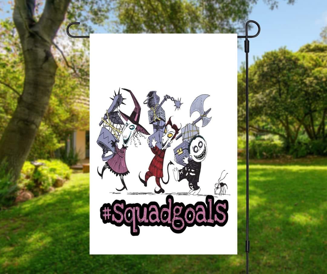 Squad Goals Nbc - Garden Flag (12x18)