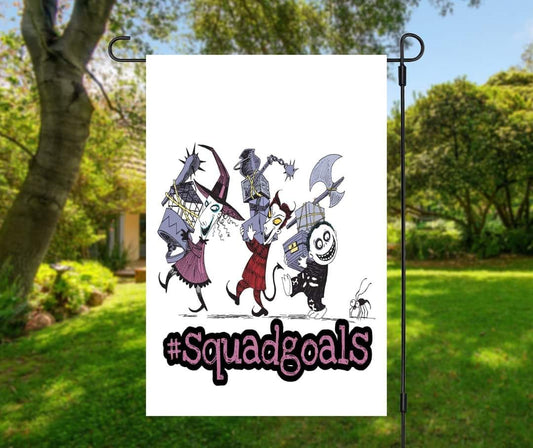 Squad Goals Nbc - Garden Flag (12x18)