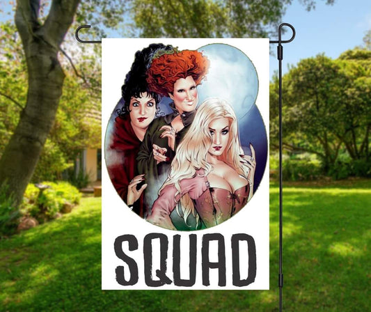 Squad Witch - Garden Flag (12x18)