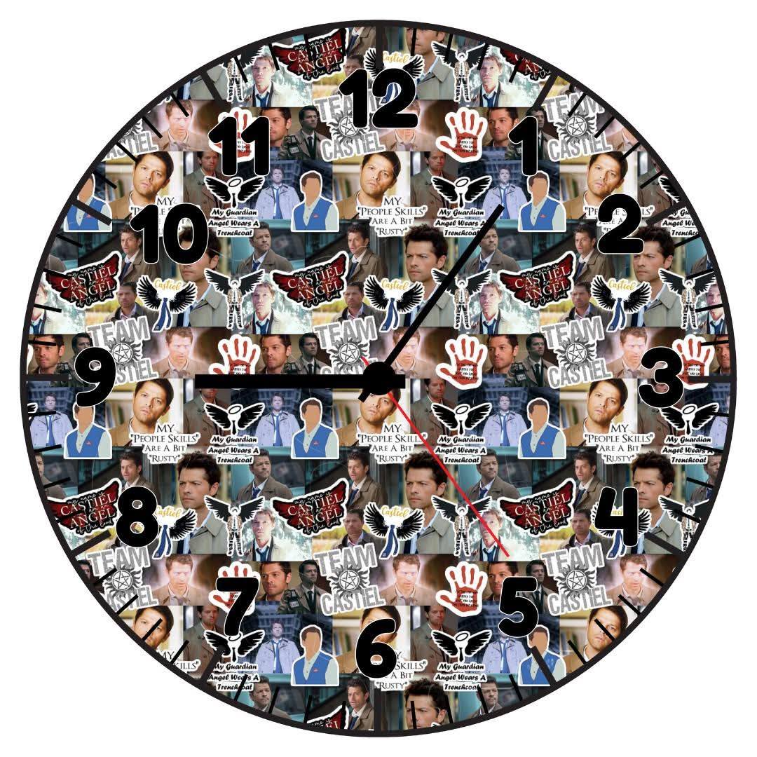 SUPER PARANORMAL β Custom Framed Clock (10β Round)