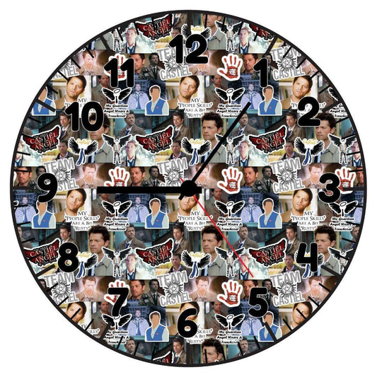 SUPER PARANORMAL β Custom Framed Clock (10β Round)