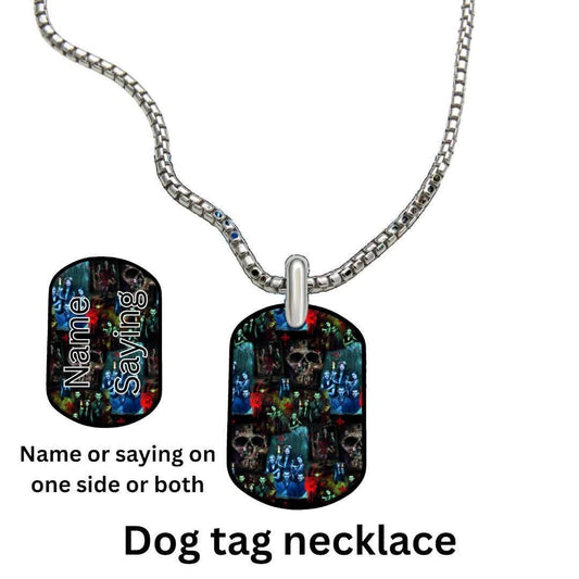 SKULL SOCIETY β Dog Tag Necklace