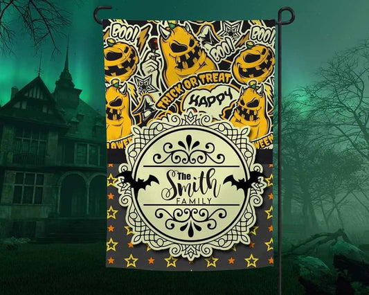 Trick Or Treat Stars - Garden Flag (12x18)