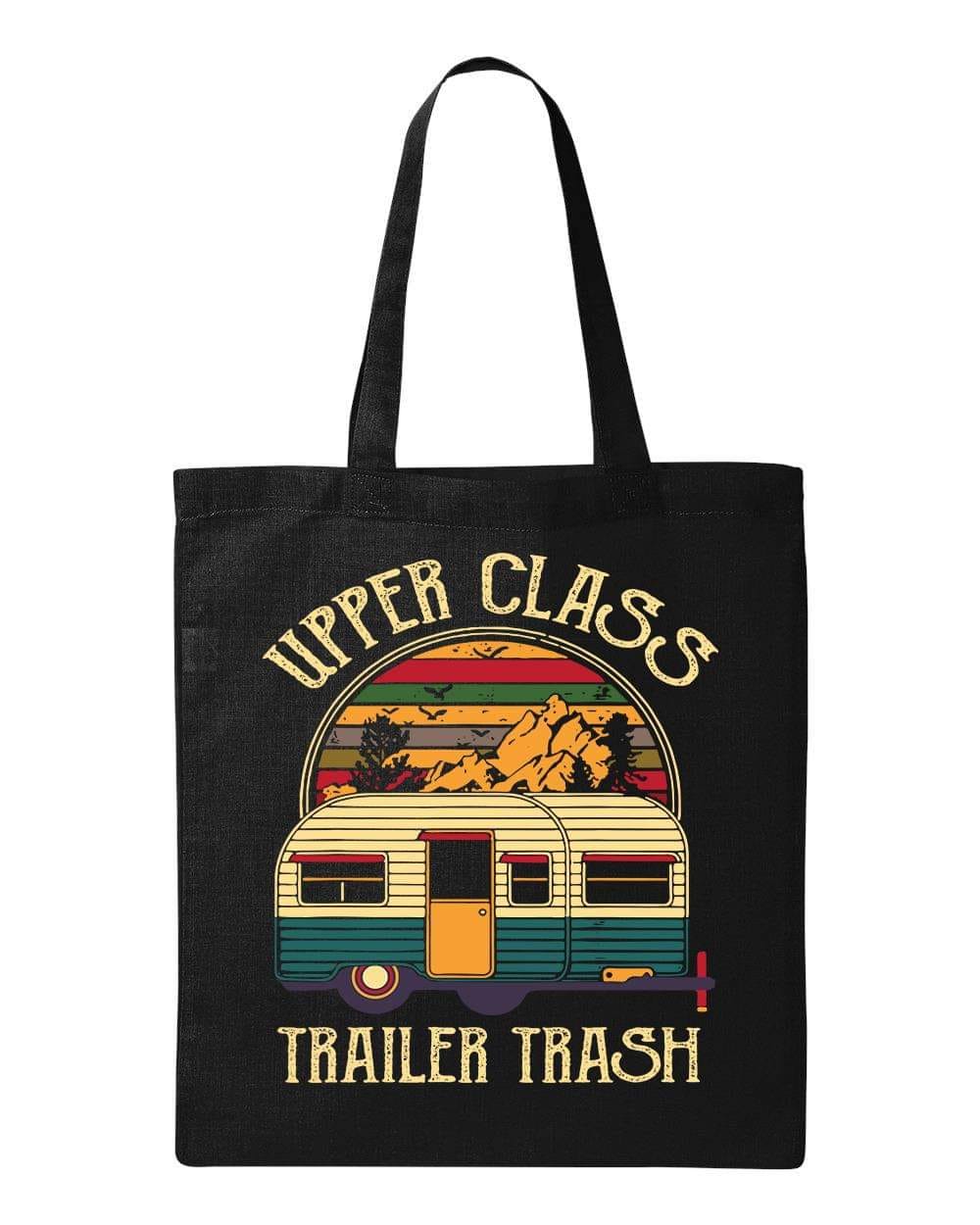 UPPER CLASS TRAILER TRASH - Custom Economical Tote Bag (15x16)