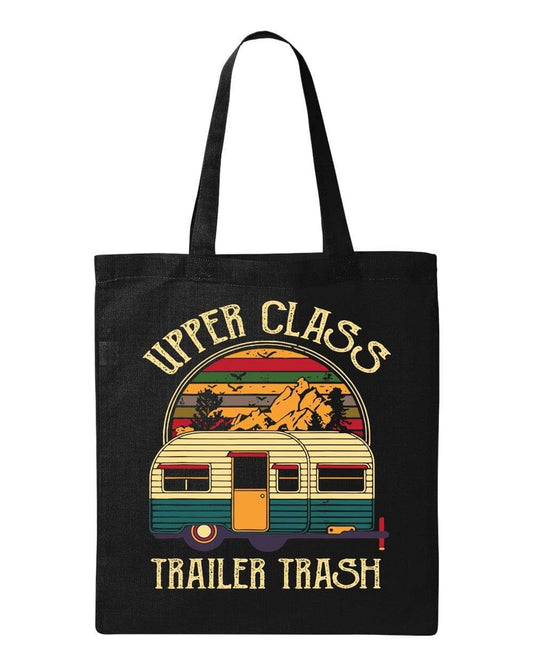 UPPER CLASS TRAILER TRASH - Custom Economical Tote Bag (15x16)
