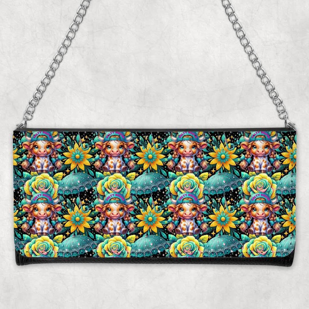 Umbrella Cow – Custom Chain Purse – 43” Chain Length