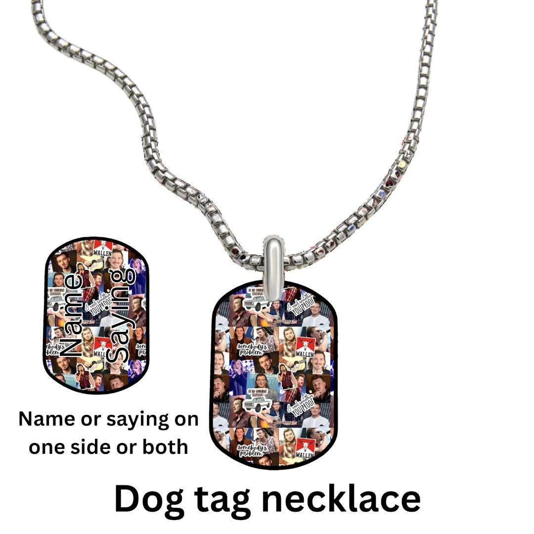WALL SINGER – Dog Tag Necklace