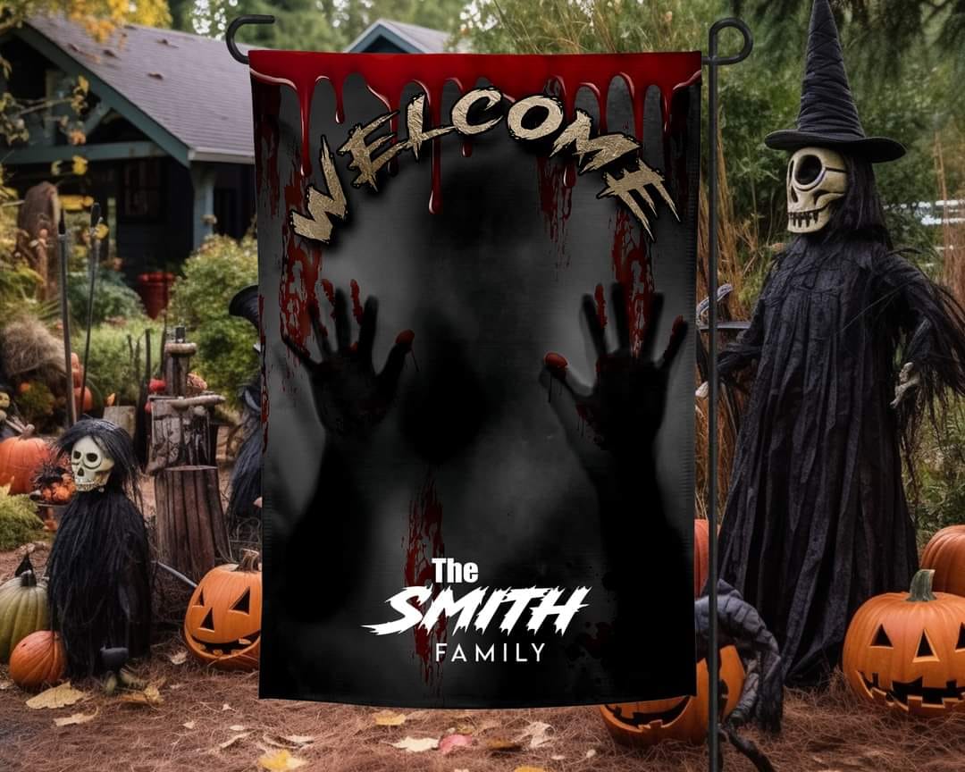 Welcome Bloody - Garden Flag (12x18)