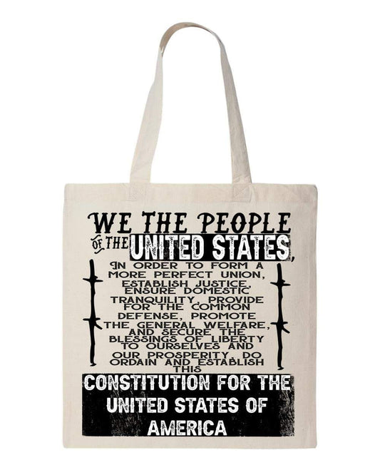 WE THE PEOPLE - Custom Economical Tote Bag (15x16)