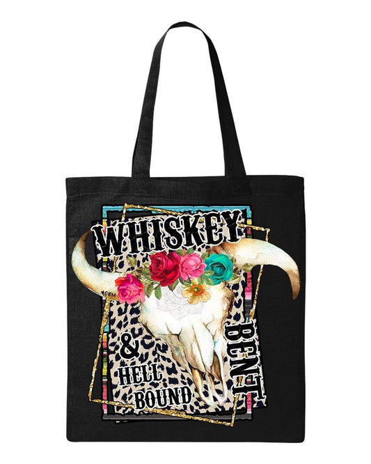 WHISKEY SKULL - Custom Economical Tote Bag (15x16)