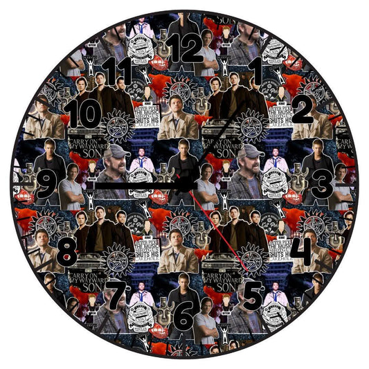 WIN BROS 2 β Custom Framed Clock (10β Round)