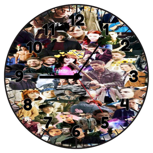 WIN BROS β Custom Framed Clock (10β Round)