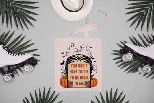 YOU DONT HAVE TO DIE - Custom Economical Tote Bag (15x16)
