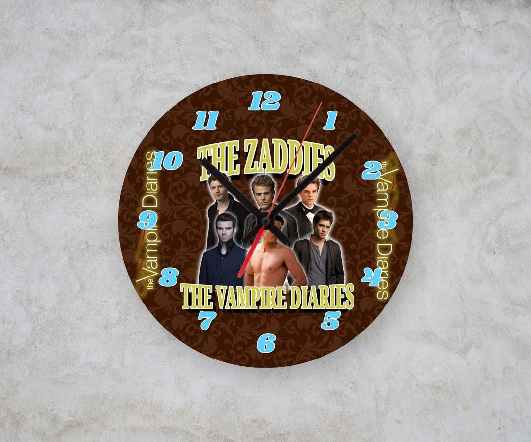ZADDIES VAMP β Custom Framed Clock (10β Round)