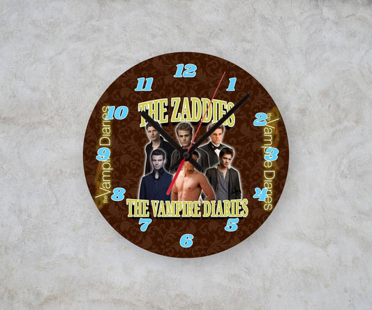 ZADDIES VAMP β Custom Framed Clock (10β Round)