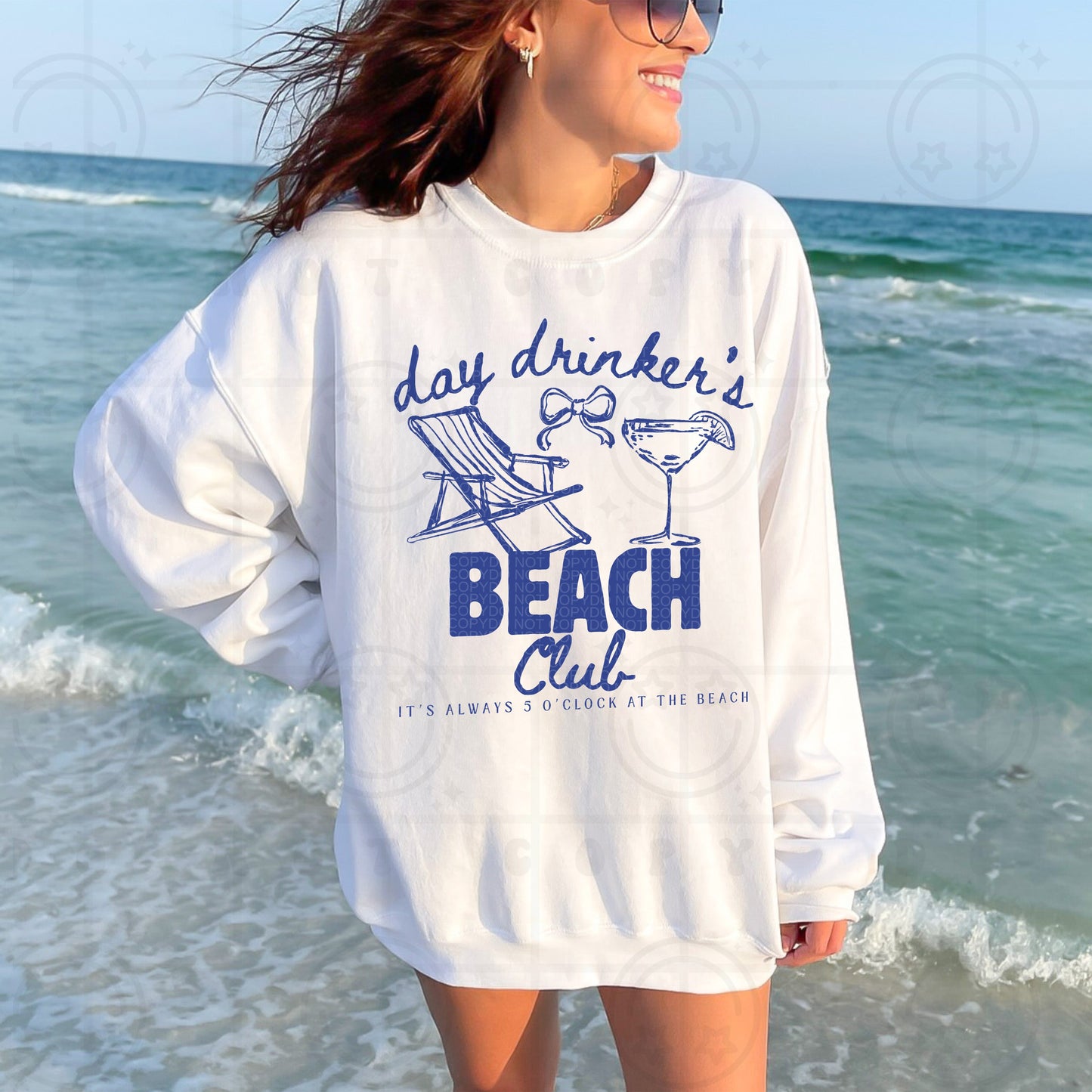 DAY DRINKERS BEACH CLUB SWEATSHIRT