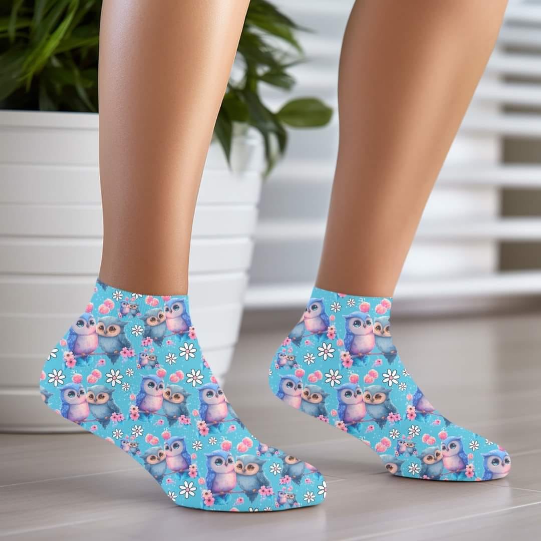 Owl Love - Custom Socks for Everyday Comfort