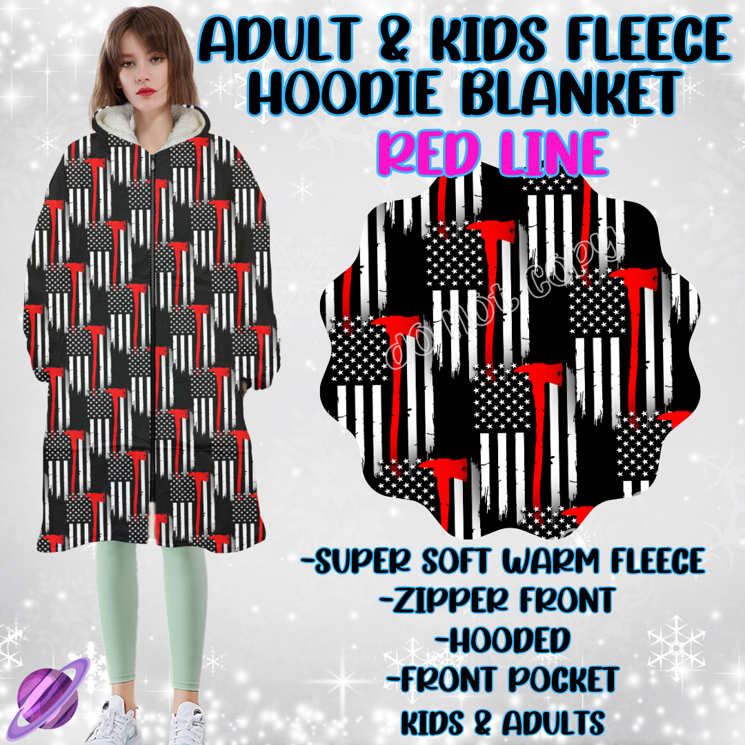RED LINE - HOODIE BLANKET RUN-PREORDER CLOSING 9/27