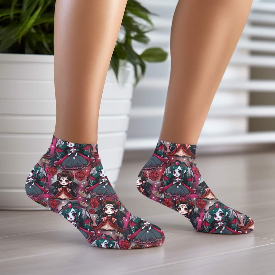 Rose Girl - Custom Socks for Everyday Comfort