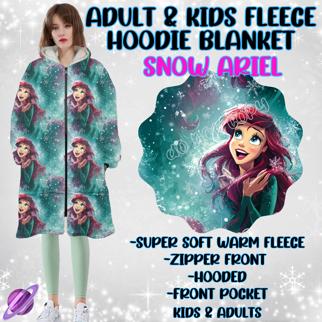 SNOW ARIEL - HOODIE BLANKET RUN-PREORDER CLOSING 9/27