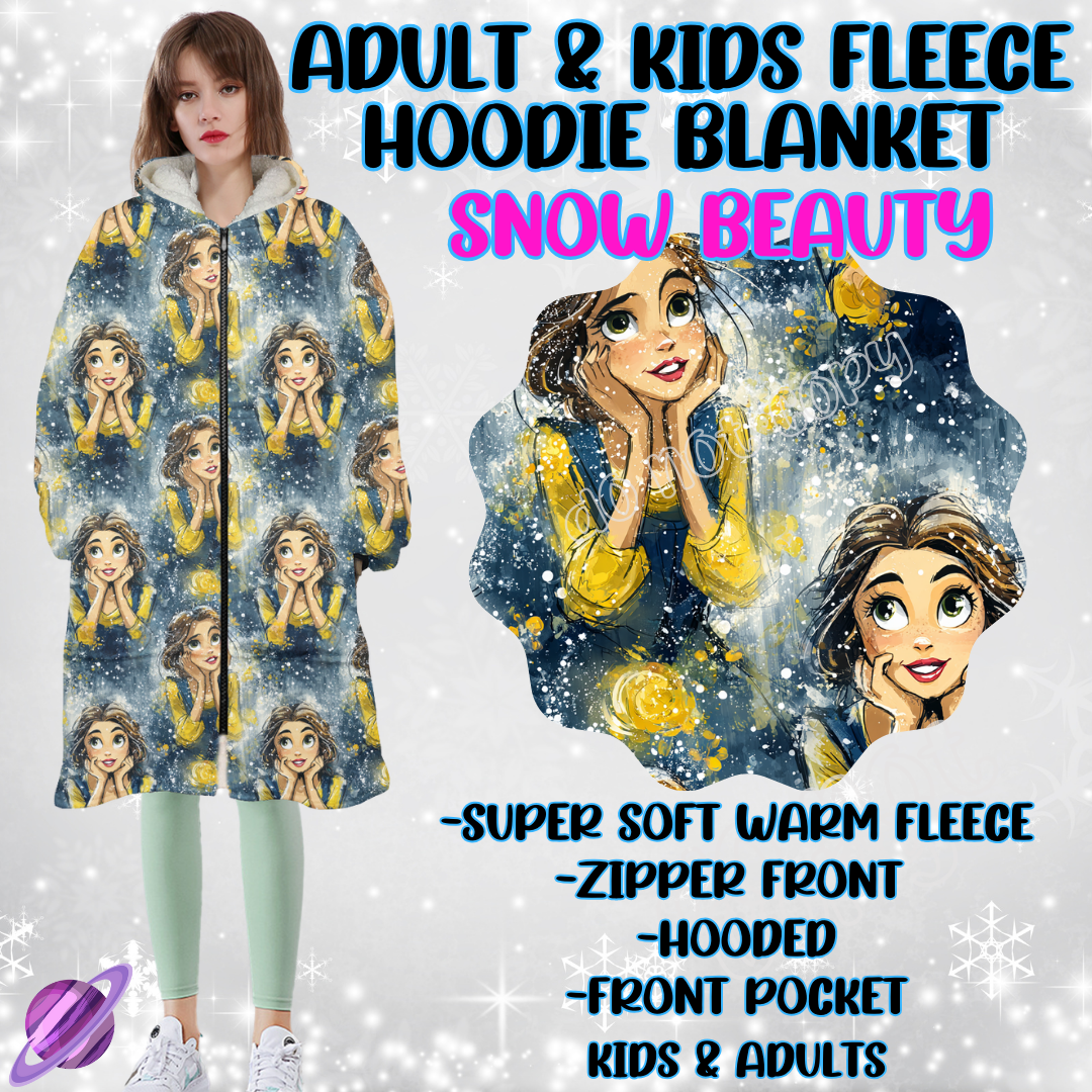 SNOW BEAUTY - HOODIE BLANKET RUN-PREORDER CLOSING 9/27