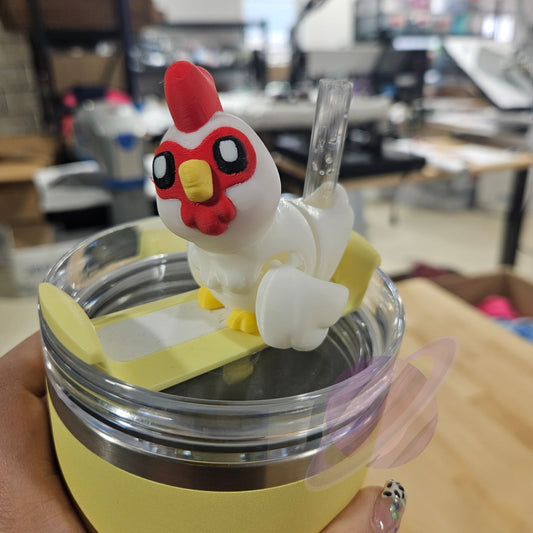 HEN CHICKEN STRAW BUDDY