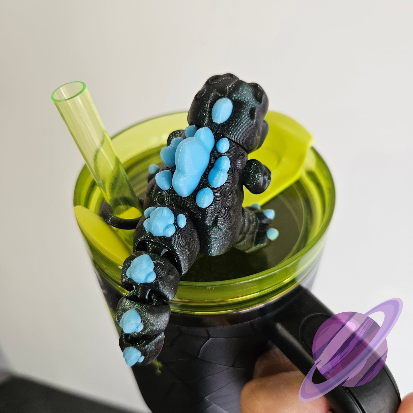 MONSTER KING-3D PRINTED STRAW BUDDY-GLOWS IN DARK