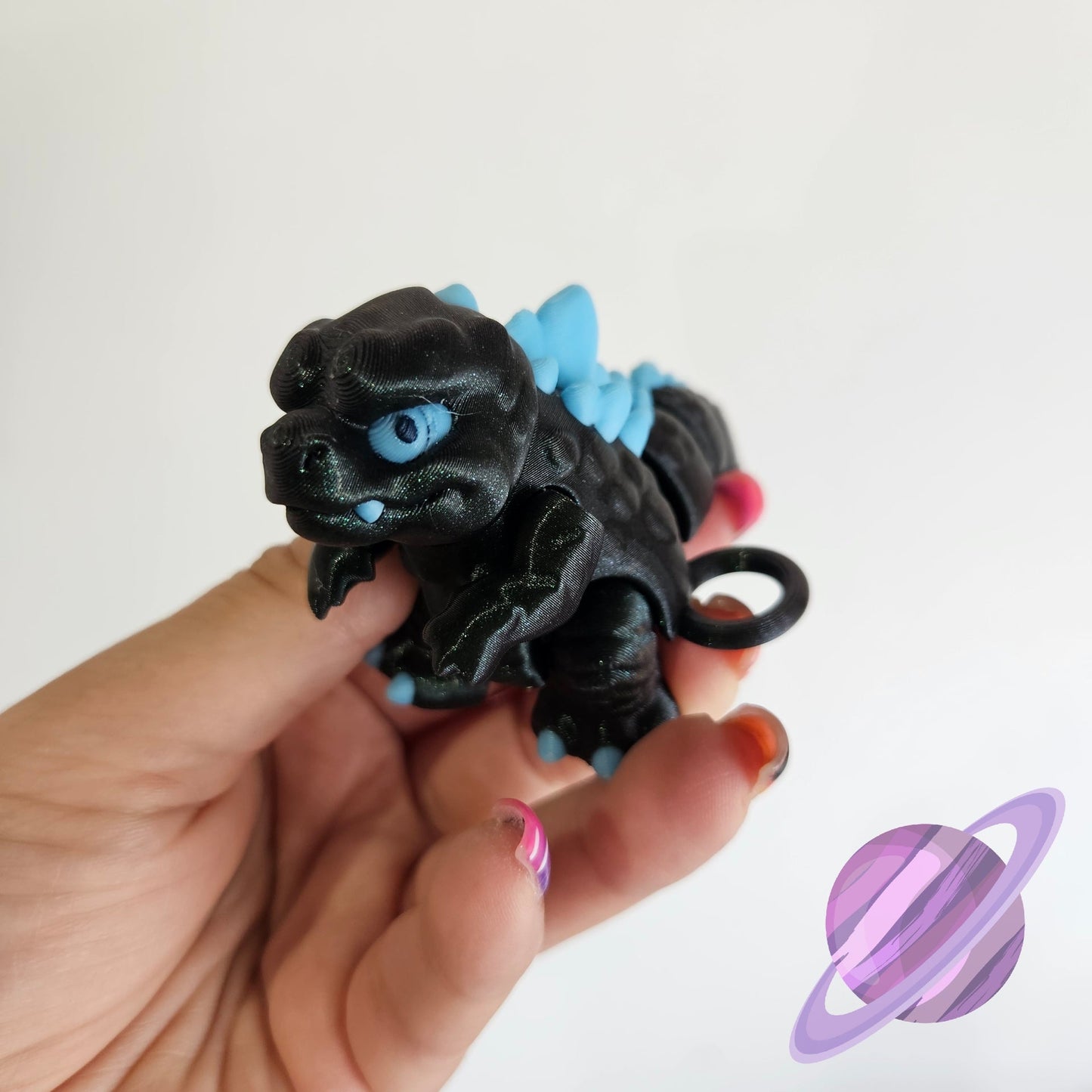 MONSTER KING-3D PRINTED STRAW BUDDY-GLOWS IN DARK