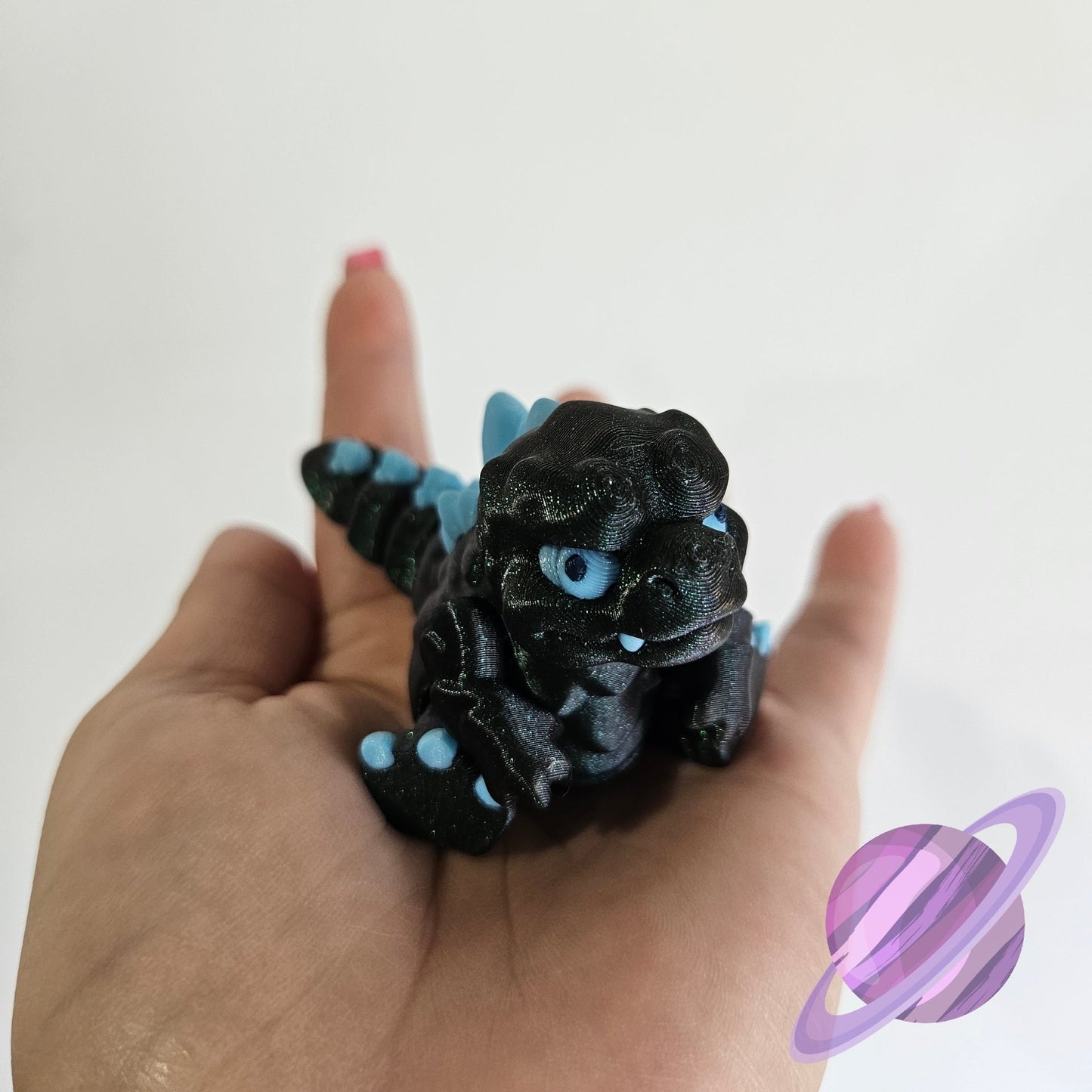 MONSTER KING-3D PRINTED STRAW BUDDY-GLOWS IN DARK