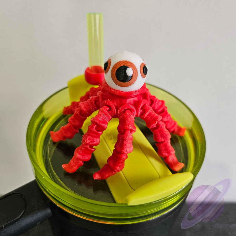 OCELLOUS ALIEN-3D PRINTED STRAW BUDDY