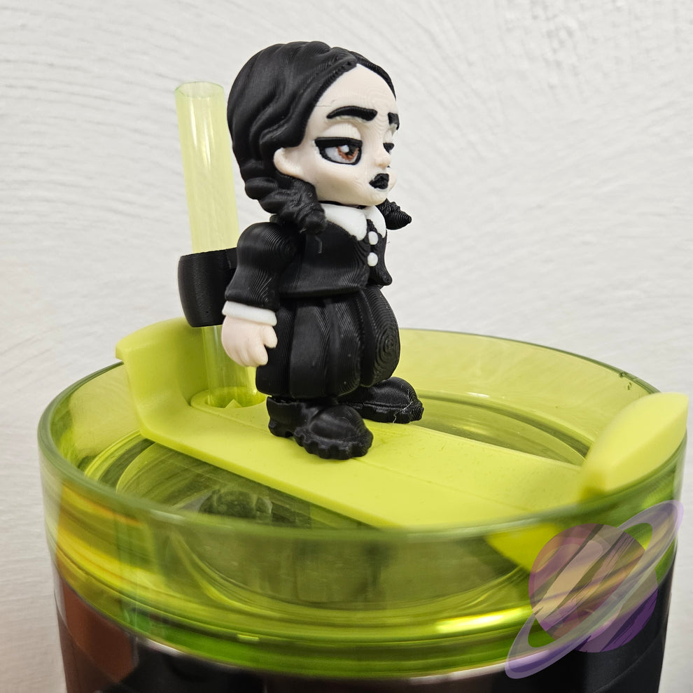 CREEPY GIRL-3D PRINTED STRAW BUDDY