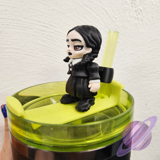 CREEPY GIRL-3D PRINTED STRAW BUDDY