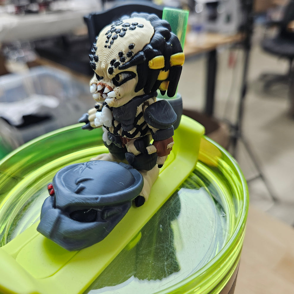 PRED ALIEN-3D PRINTED STRAW BUDDY