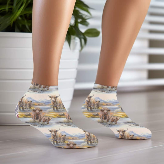 Highland Cow - Custom Socks for Everyday Comfort