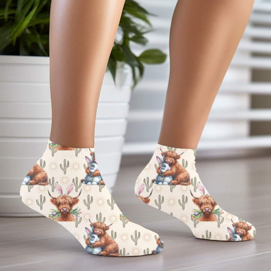 Cactus Cow - Custom Socks for Everyday Comfort