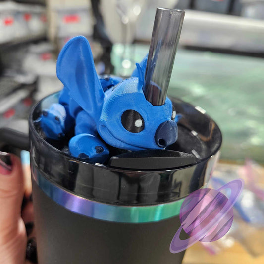 BLUE ALIEN STRAW BUDDY