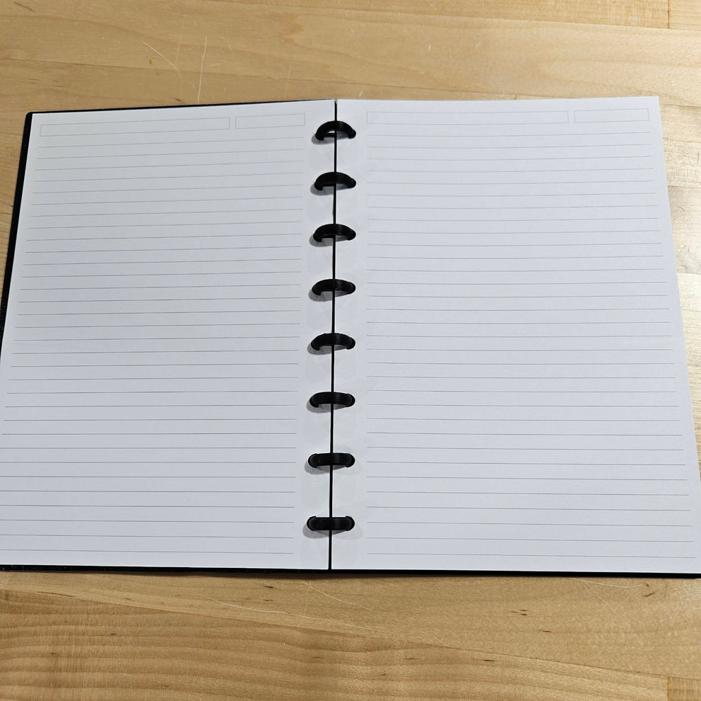 RAVEN MOTH- 3D PRINTED REFILLABLE NOTEBOOK