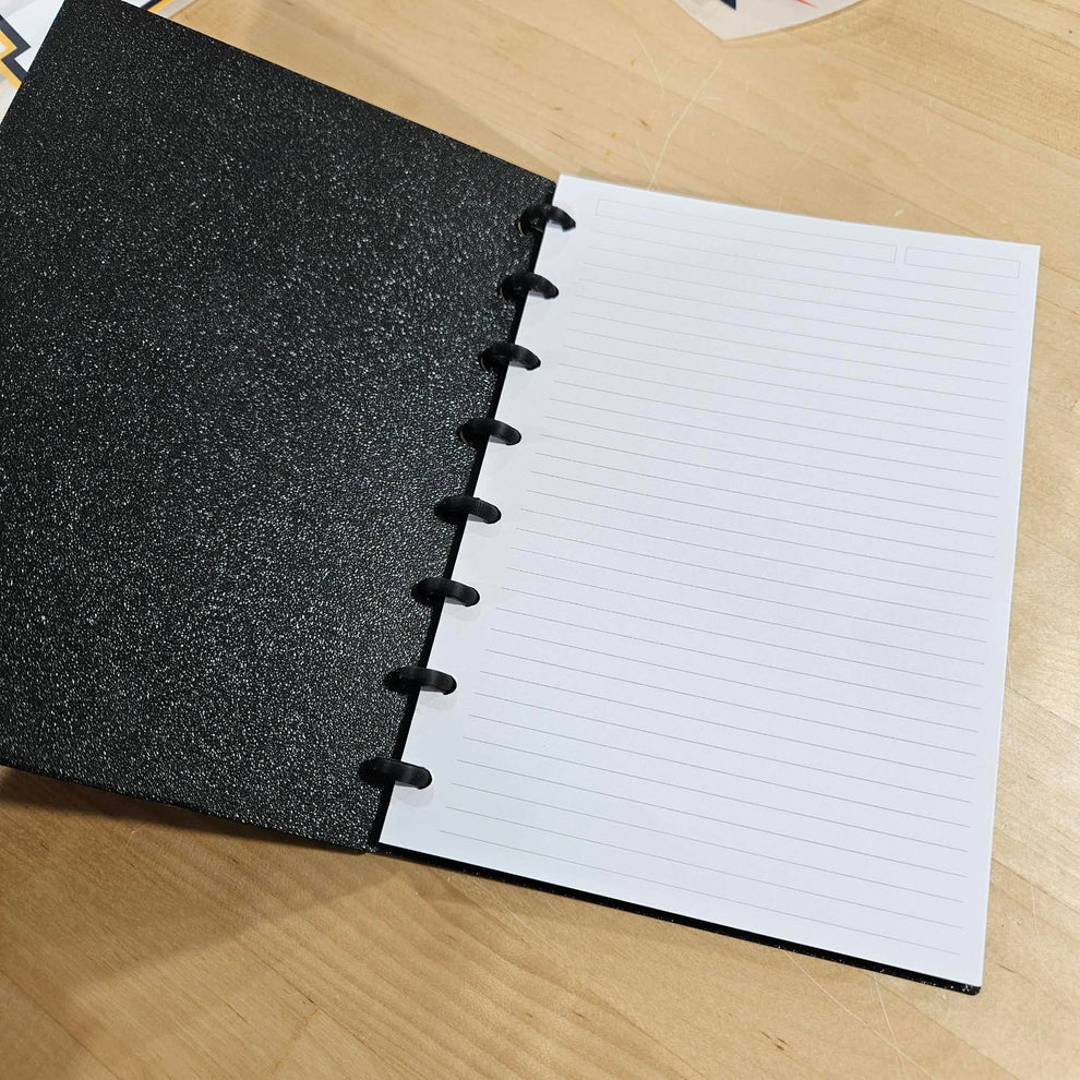 RAVEN MOTH- 3D PRINTED REFILLABLE NOTEBOOK