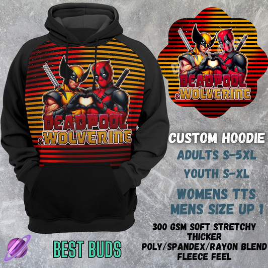 BEST BUDS -CUSTOM HOODIES RE-RUN PREORDER CLOSING 5/11