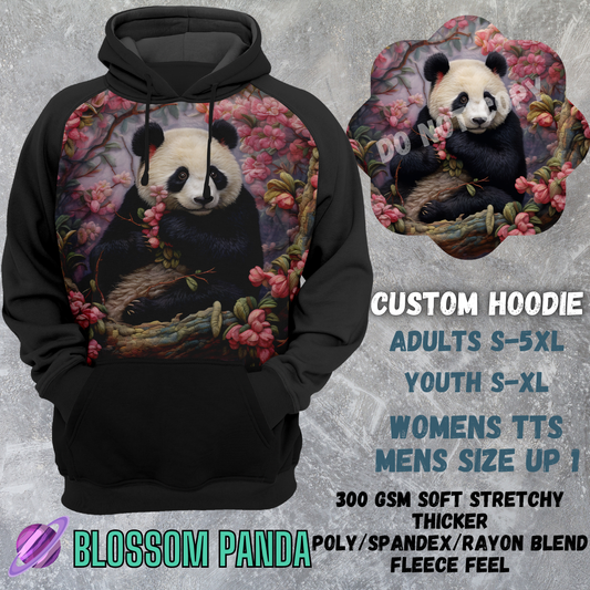 BLOSSOM PANDA -CUSTOM HOODIES RE-RUN PREORDER CLOSING 5/11