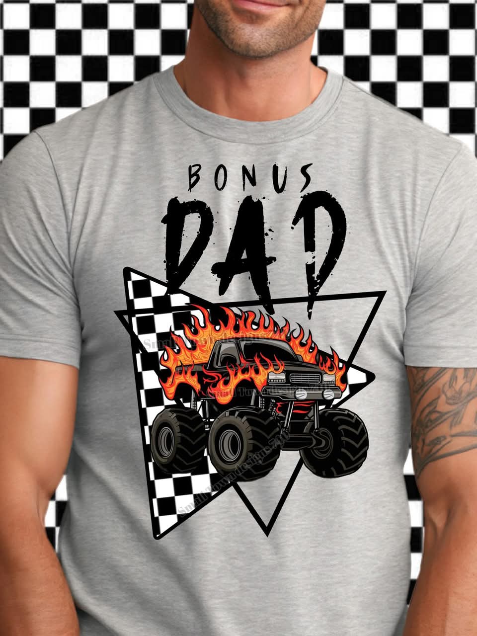 CHECKER MONSTER TRUCK NAME COLLECTION TEES (Multiple Options)