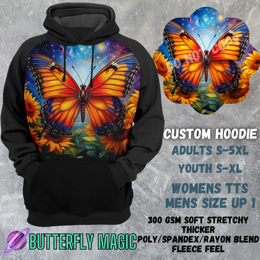 BUTTERFLY MAGIC -CUSTOM HOODIES RE-RUN PREORDER CLOSING 5/11