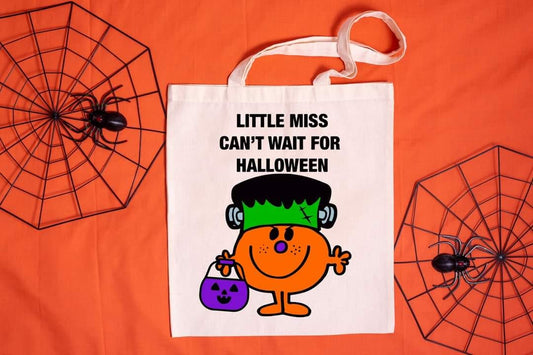 CANT WAIT FOR HALLOWEEN 2 - Custom Economical Tote Bag (15x16)
